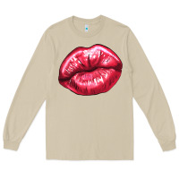 Mushroom lips mark Long Sleeve Tee - NancyCooperArtShop