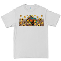 Dove Grey texas map Premium Tee - JahusDesignShop