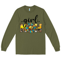 Army Green girl mom Long Sleeve Tee - JahusDesignShop