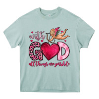 Arona with god all things are possible Heavy Core Tee - OliviaCreatesArt