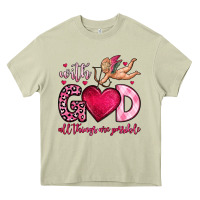 Mossy with god all things are possible Heavy Core Tee - OliviaCreatesArt