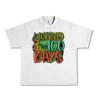 I Survived 100 Days Urban Heavy Tee | Teevron