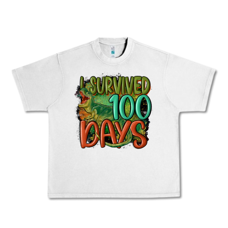 I Survived 100 Days Urban Heavy Tee by MaliasSmallBusiness | Teevron