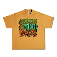 Peanut Butter i survived 100 days Urban Heavy Tee - MaliasSmallBusiness