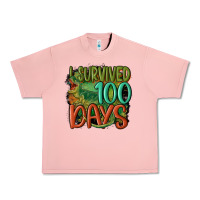 Salmon i survived 100 days Urban Heavy Tee - MaliasSmallBusiness