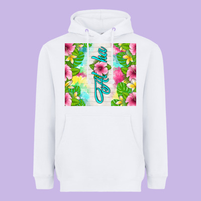 Aloha Summer Heavyweight Hoodie Designed By Tumblerdesignbyshophia