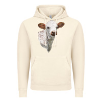 Vintage Artic Texas Longhorn Calf Face Vintage Hoodie - LillyAllenDesigns