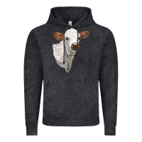 Vintage Black Texas Longhorn Calf Face Vintage Hoodie - LillyAllenDesigns
