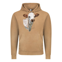 Vintage Camel Texas Longhorn Calf Face Vintage Hoodie - LillyAllenDesigns