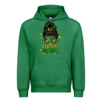 Emerald lucky mama St. Patricks Day Urban Hoodie - FaDigitalArtStudio