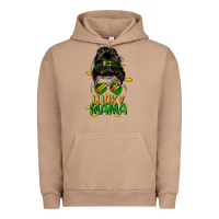 Pigment Burro lucky mama St. Patricks Day Urban Hoodie - FaDigitalArtStudio