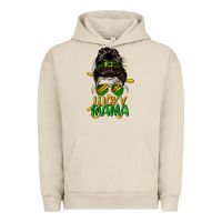 Pigment French Oak lucky mama St. Patricks Day Urban Hoodie - FaDigitalArtStudio