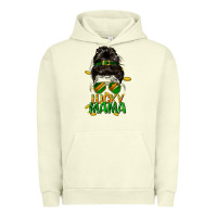 Pigment Pistachio lucky mama St. Patricks Day Urban Hoodie - FaDigitalArtStudio