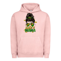 Pigment Salmon lucky mama St. Patricks Day Urban Hoodie - FaDigitalArtStudio