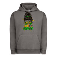 Pigment Tornado lucky mama St. Patricks Day Urban Hoodie - FaDigitalArtStudio
