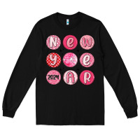 Black new year 2024 Long Sleeve Tee - MaliasSmallBusiness