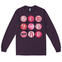 Plum new year 2024 Long Sleeve Tee - MaliasSmallBusiness