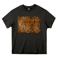 Asphalt handdrawn leopard pattern Heavy Core Tee - BarkalooDesign