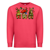 Cardinal Christmas Army Gnomes 4th of july Premium Sweatshirt - HowdyJamesFarm