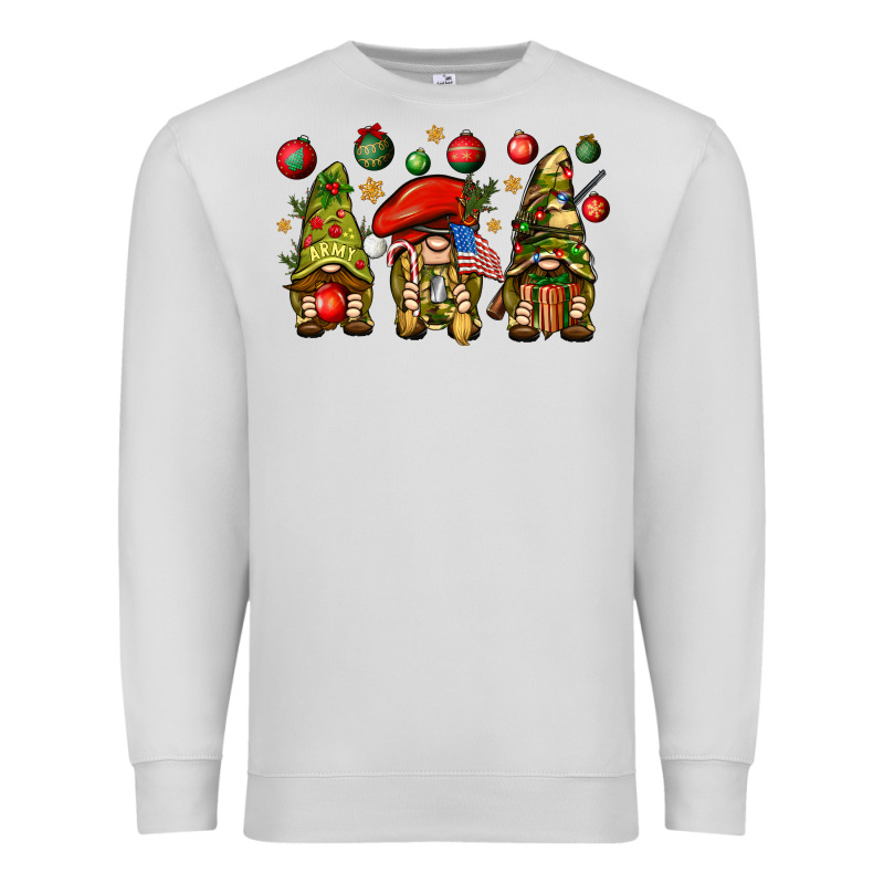 Christmas Army Gnomes 4th Of July Premium Sweatshirt by HowdyJamesFarm | Teevron