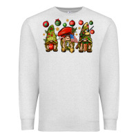 Oatmeal Heather Christmas Army Gnomes 4th of july Premium Sweatshirt - HowdyJamesFarm