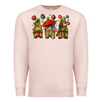 Pale Pink Christmas Army Gnomes 4th of july Premium Sweatshirt - HowdyJamesFarm