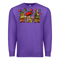Purple Christmas Army Gnomes 4th of july Premium Sweatshirt - HowdyJamesFarm