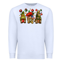 White Christmas Army Gnomes 4th of july Premium Sweatshirt - HowdyJamesFarm