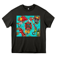 Asphalt firefighter elementary Heavy Core Tee - HRA Design Shop