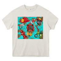 Cream firefighter elementary Heavy Core Tee - HRA Design Shop