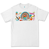 White teacher life rainbow frosted Premium Tee - JahusDesignShop