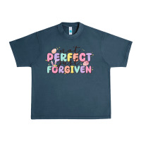 Midnight Navy not perfect just forgiven Urban Heavy Tee - MaliasSmallBusiness
