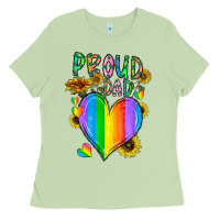Proud Dad Love Ladies Tee | Teevron
