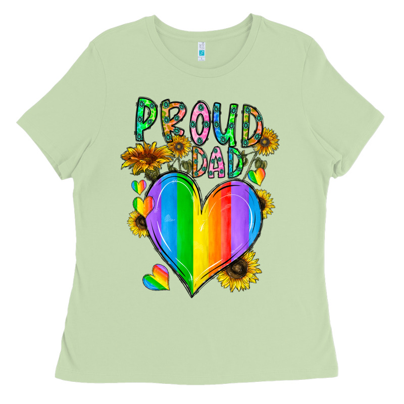Proud Dad Love Ladies Tee by CowhideDigitalArt | Teevron