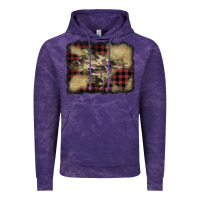 Cloud Purple buffalo plaid christmas camouflage glitter background Vintage Hoodie - Jasminsmagicworld
