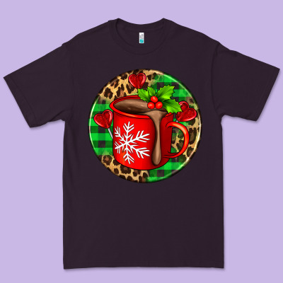 Christmas Hot Chocolate And Candies Premium Tee Designed By Adodesignshop