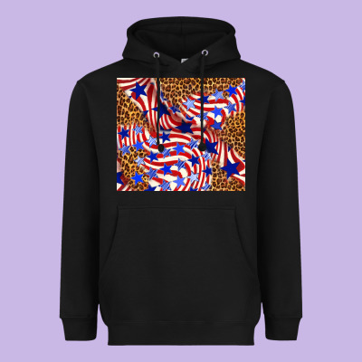 4th Of July Patriotic Usa Heavyweight Hoodie Designed By Tumblerdesignbyshophia