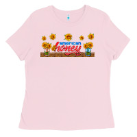 Bubblegum Pink american honey libbey cup Ladies Tee - HRA Design Shop