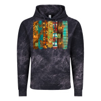 Cloud Black thanksgiving brushstroke Vintage Hoodie - BarkalooDesign