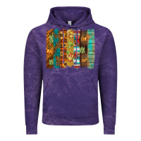Cloud Purple thanksgiving brushstroke Vintage Hoodie - BarkalooDesign