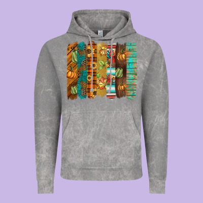 Thanksgiving Brushstroke Vintage Hoodie Designed By Barkaloodesign