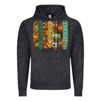Vintage Black thanksgiving brushstroke Vintage Hoodie - BarkalooDesign