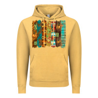 Vintage Mustard thanksgiving brushstroke Vintage Hoodie - BarkalooDesign