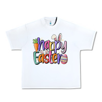 White happy easter Urban Heavy Tee - MaliasSmallBusiness
