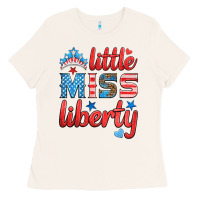 Bone little miss liberty Ladies Tee - HRA Design Shop