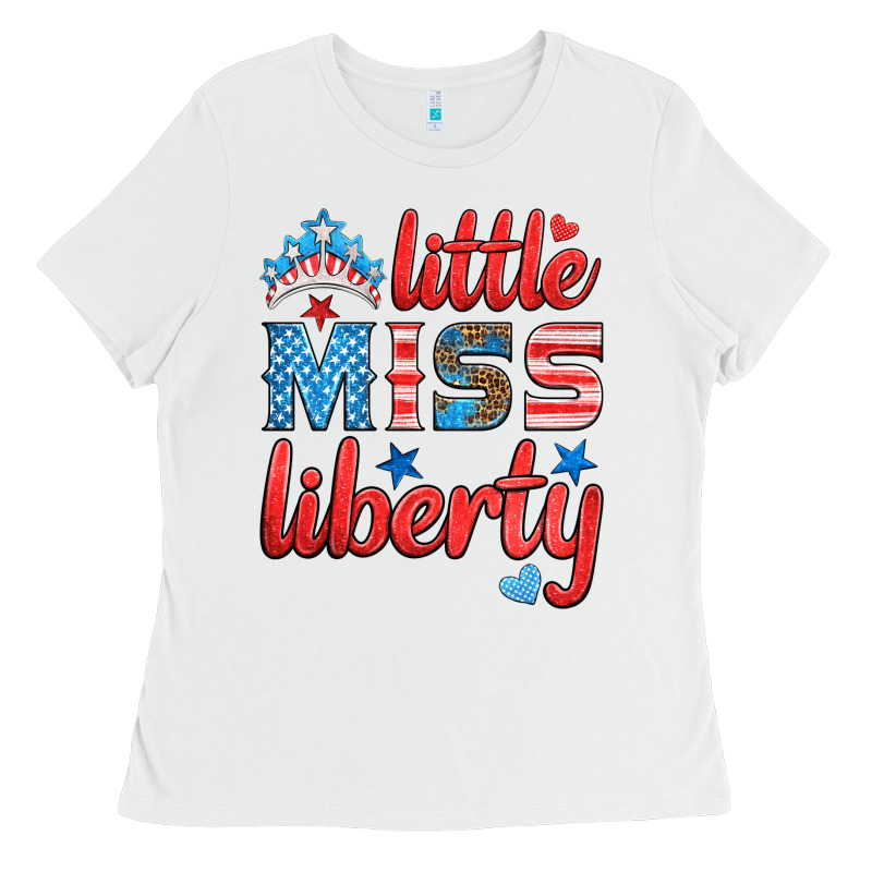 Little Miss Liberty Ladies Tee by HRA Design Shop | Teevron