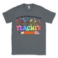 Charcoal Heather teacher wildflowers kopyası Classic Tee - JahusDesignShop
