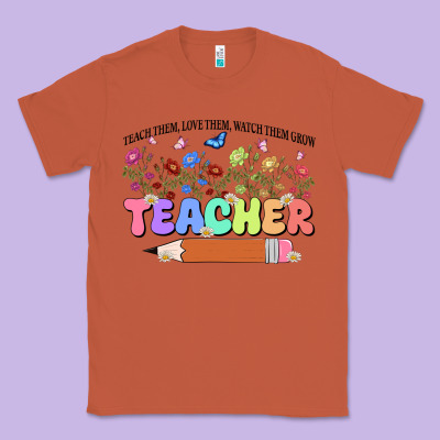 Teacher Wildflowers Kopyası Classic Tee Designed By Jahusdesignshop