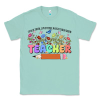 Seafoam teacher wildflowers kopyası Classic Tee - JahusDesignShop
