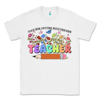 White teacher wildflowers kopyası Classic Tee - JahusDesignShop